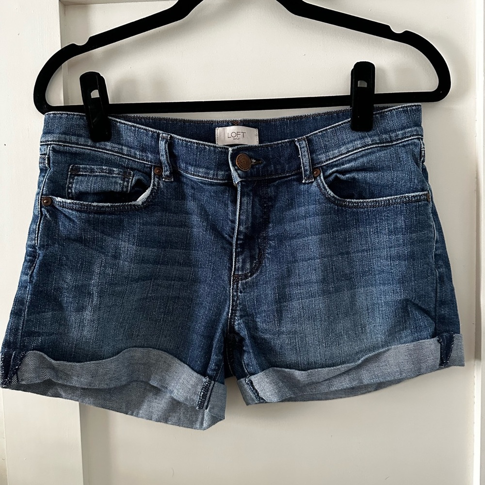 Loft outlet denim shorts